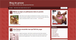 Desktop Screenshot of blogdegrosse.com